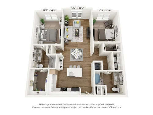 Floor plan The Riverwalk