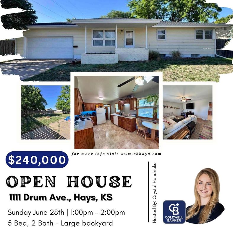 1111 Drum Ave, Hays, KS, Hays