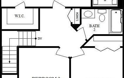 Elevation A - 2nd Floor