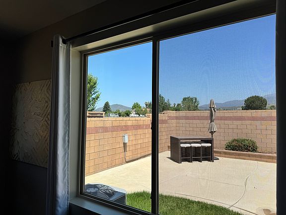 A picture of the back yard