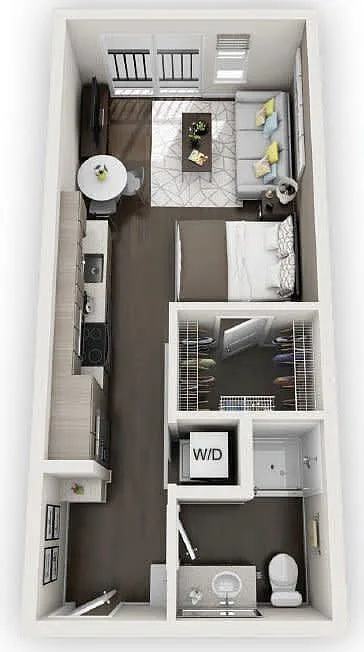 Floor plan Studio S1