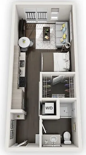 Floor plan Studio S1