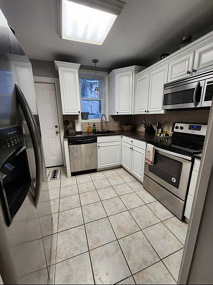 Furnished Kitchen. View from Dining Room