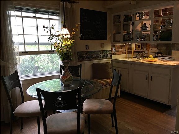 Dining area in eat-in kitchen.
