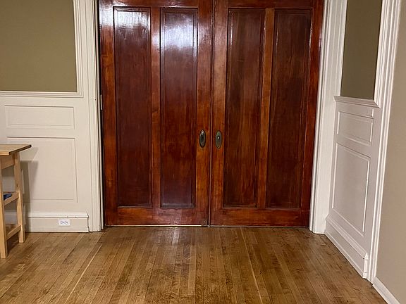 pocket doors into front room