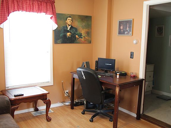 Den/office inside front door