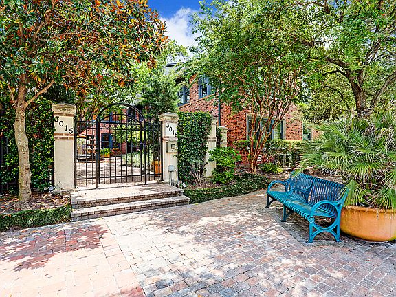 Charming gated entrance.