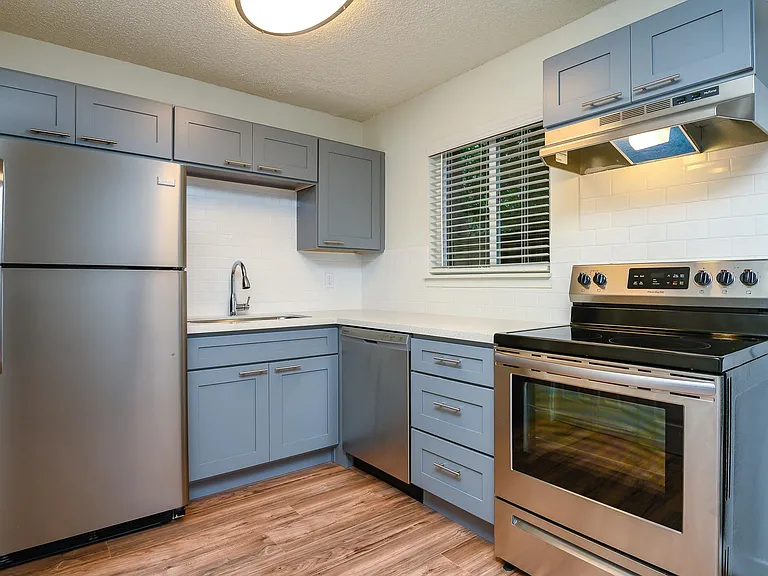 The Hideaway | Kitchen with Stainless Steel Appliances