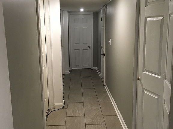 Basement hallway 