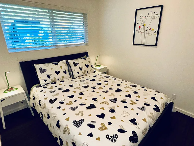 Secondary bedroom with new queen mattress.