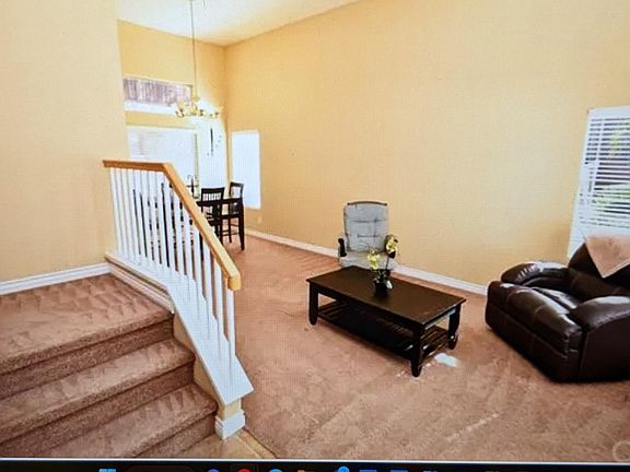 living room into dining room