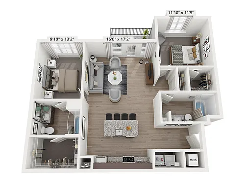 Floor plan Tricorn