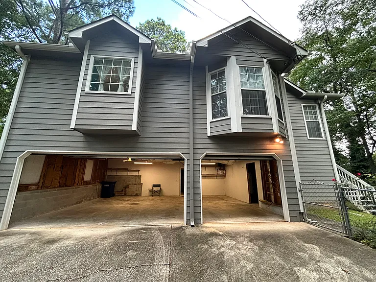 Three car garage