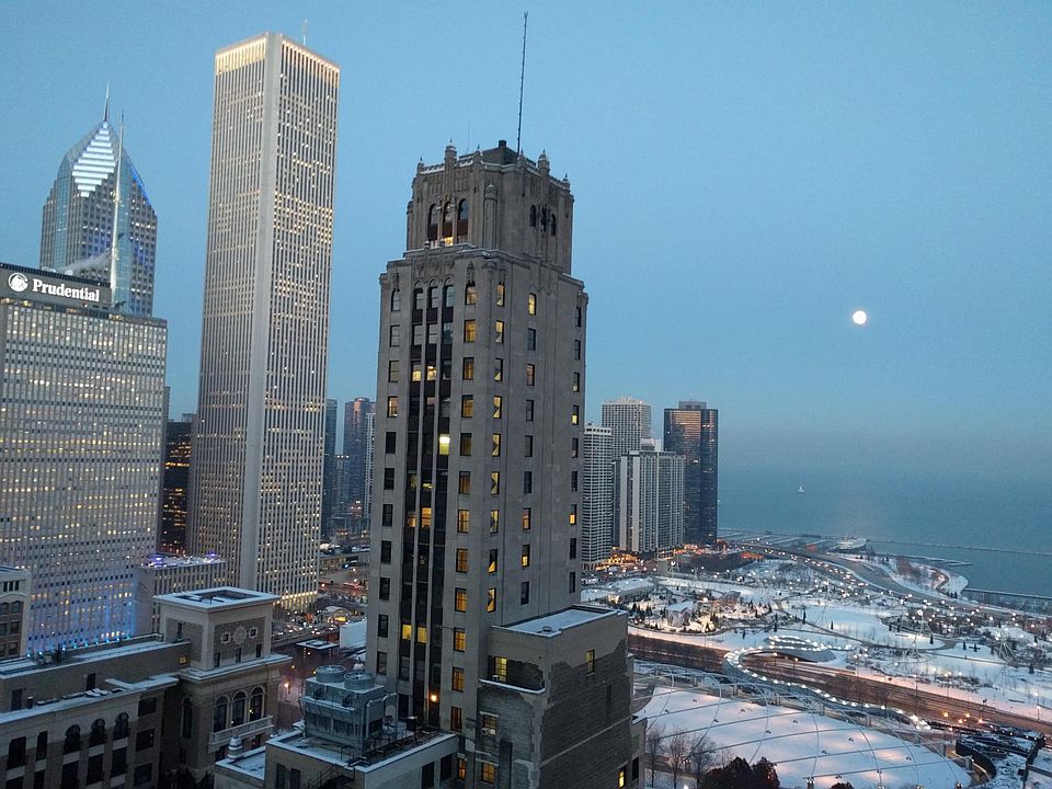 View from living room and balcony