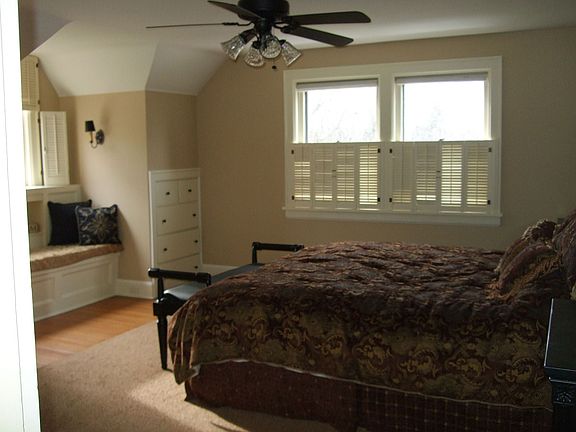 master on upper floor view from entry