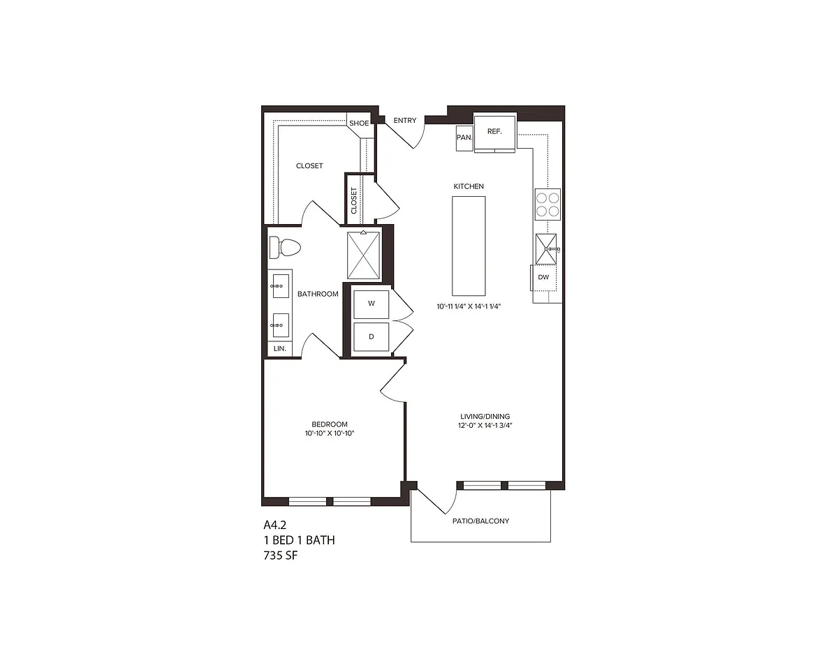 Floor plan A42
