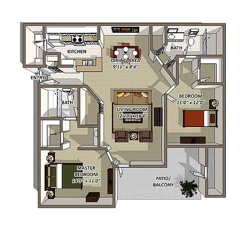 Floor plan Tranquility