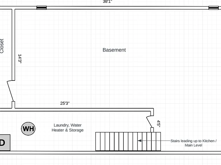 Basement floor plan
