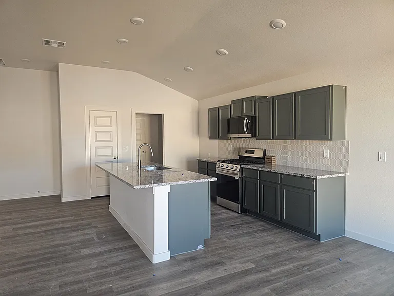 Kitchen Before Fridge was brough