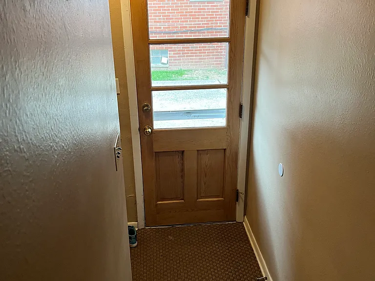 Side entrance