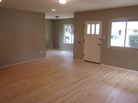 Front entry - original restored hardwood!!
