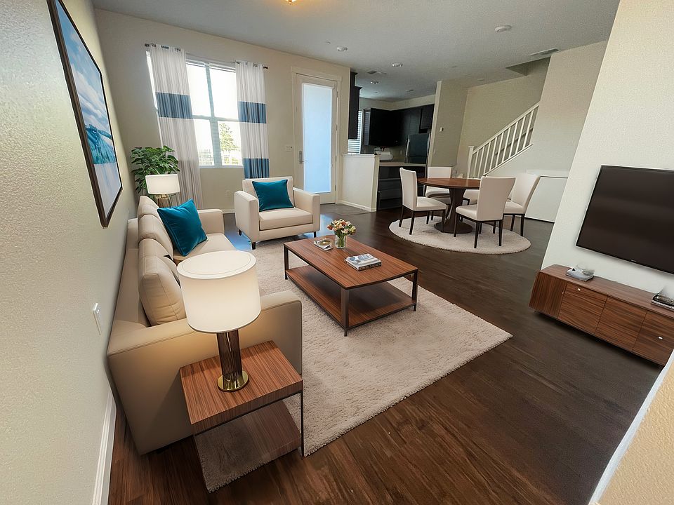 Virtually Staged Living Room
