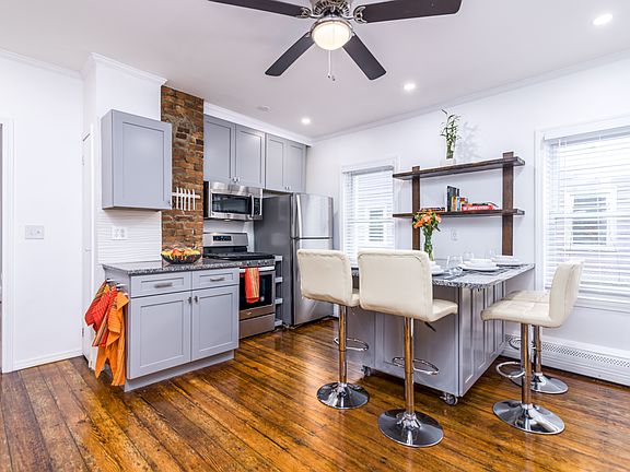 View of the kitchen from bedroom #1