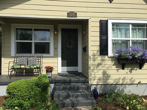 Inviting front porch 