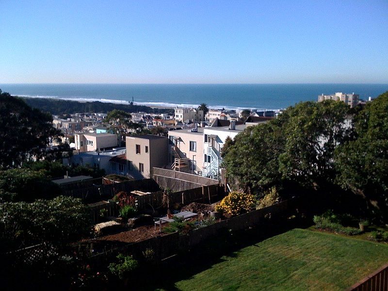 Ocean view from balcony