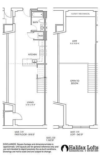 Floor plan Loft 119