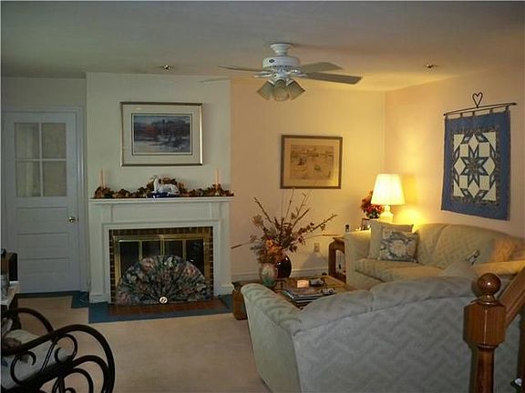 Living Room with Fireplace