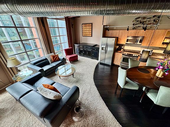 Looking down from sleeping loft