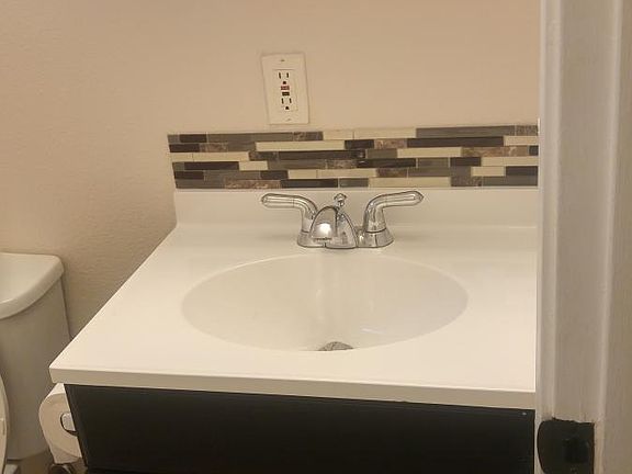 New bath vanity and med cab