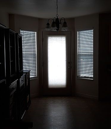 Dining area/back door