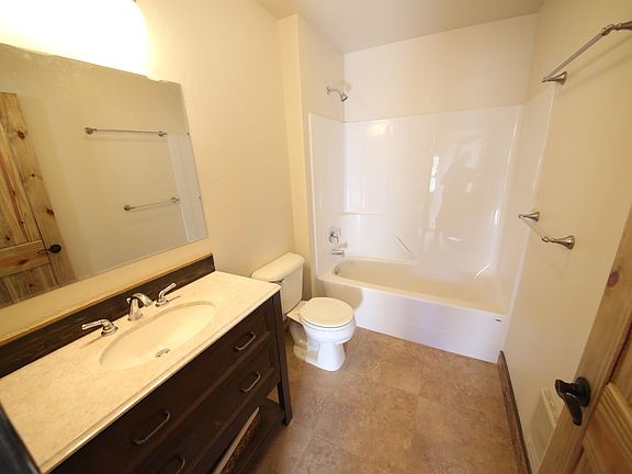 Upper unit bathroom