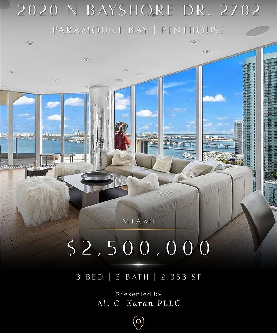 2020 N Bayshore Dr APT 2702, Miami, FL 33137 | MLS #A11886692 | Zillow
