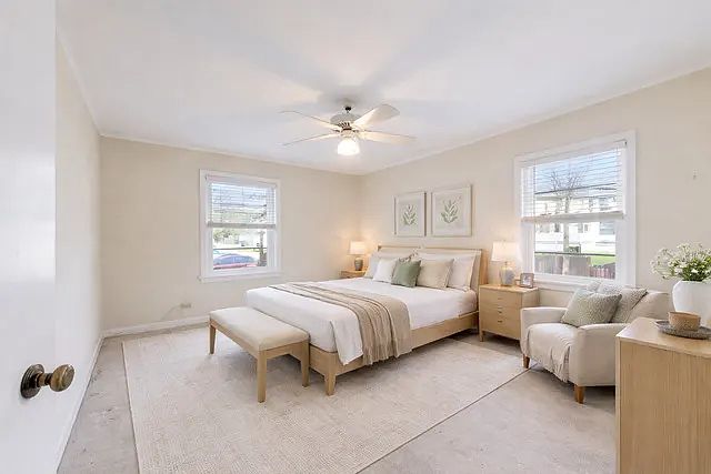 *staged photo*
first bedroom