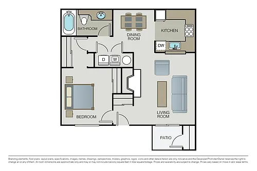 Floor plan Plan 1A