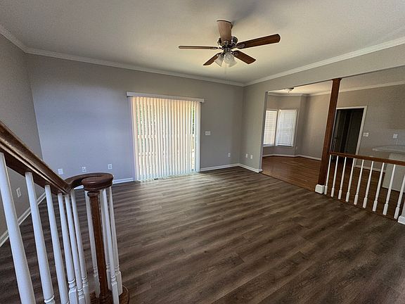 Living room, newly updated floors