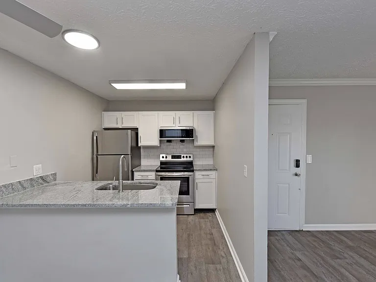 Kitchen with Granite Counters
