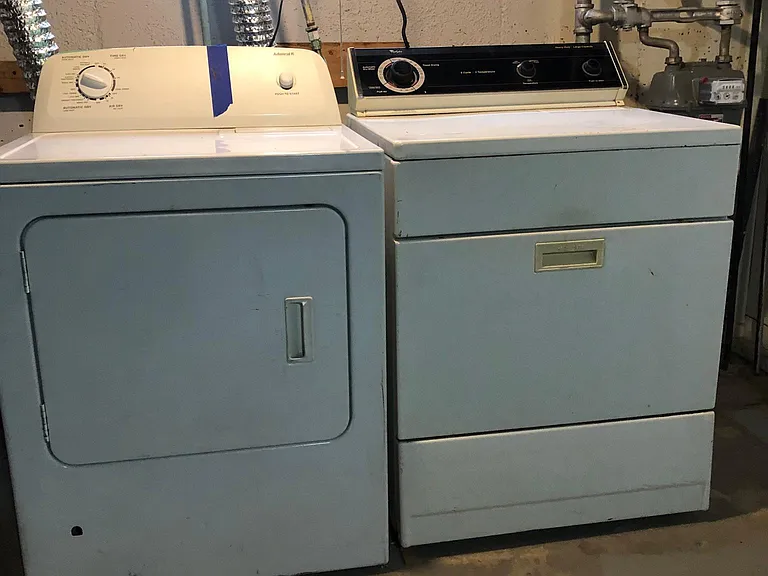 Each unit has their own dryer in the basement