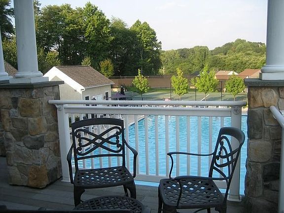 Veranda Overlooks Pool
