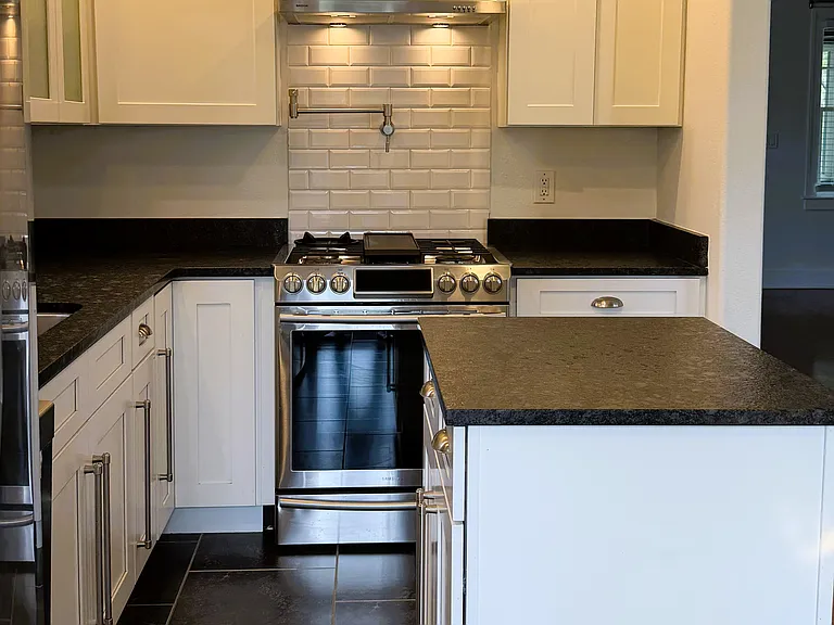 View Of Kitchen From Back Door