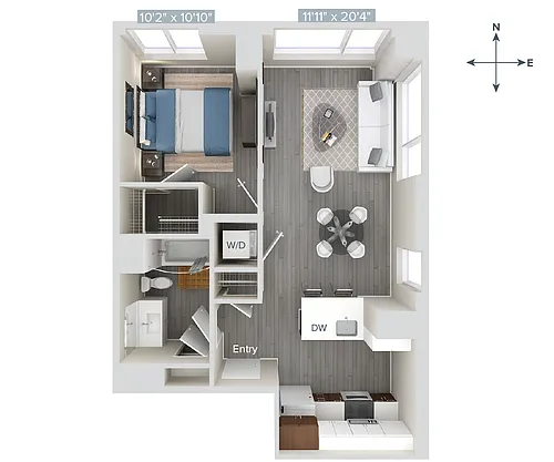 Floor plan A4-721
