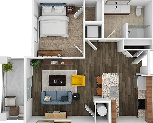 The Glenlee | 1 bed / 1 bath The Glenlee | 1 bed / 1 bath