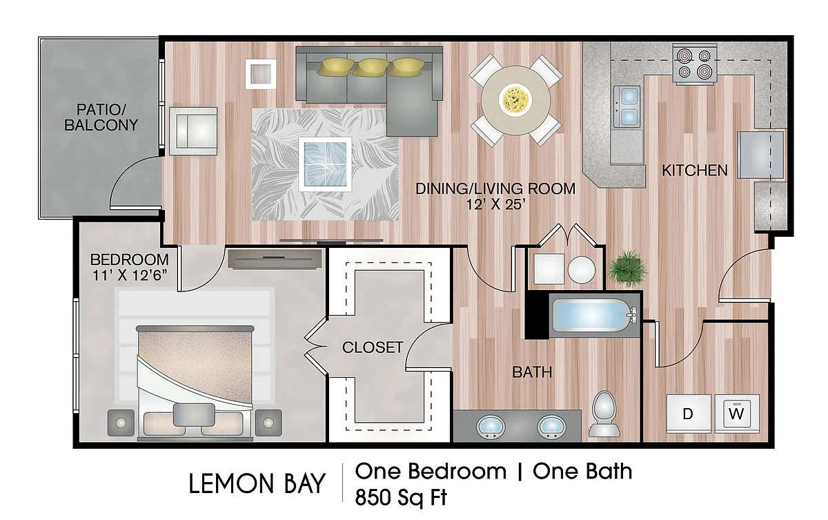 Floor plan Lemon Bay