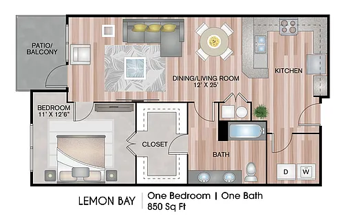 Floor plan Lemon Bay