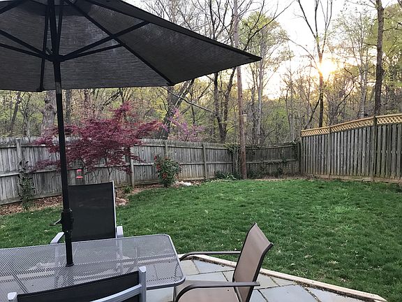 View of the park behind the house