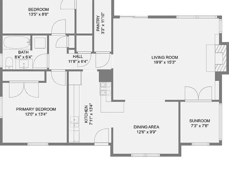 Floor plan does not include two exterior decks