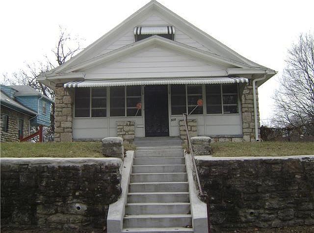 front of the house
